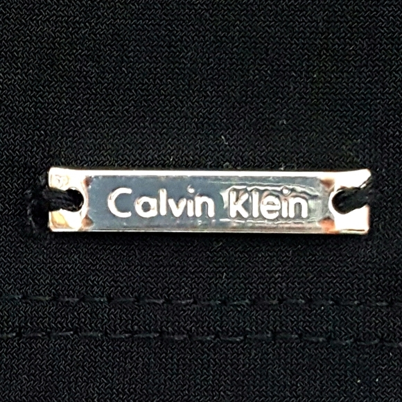 CALVIN KLEIN Sleeveless Floral Mesh Shoulder Top - Picture 8 of 9